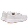 Tênis Couro Branco Casual Cadarço